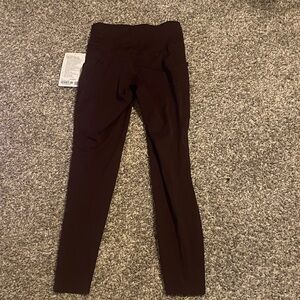 Lululemon Athletica Maroon Track Pants